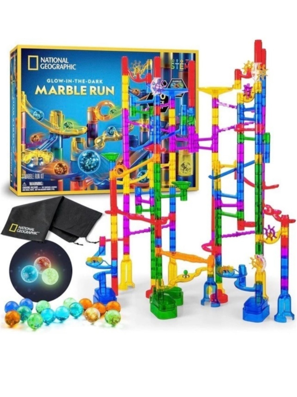 2x National Geographic Marble Run Building TWO Sets